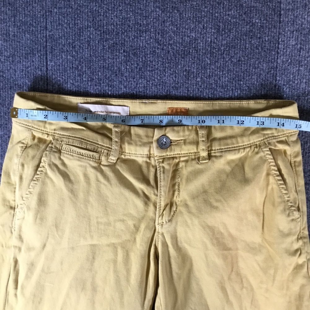 Pilcro and The Letterpress Hyphen low rise chino pants women’s size 25 - Picture 7 of 10